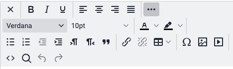 HTML Composing with 3 Dots Enabled to Display All
